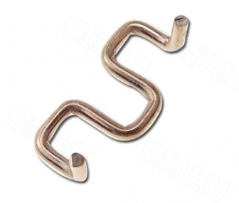 新疆锰铜分流器 M型折脚锰铜电阻 康铜电阻插件电阻1.5mm10毫欧